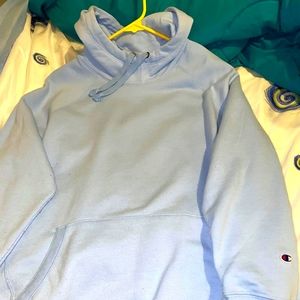 Baby blue hoodie